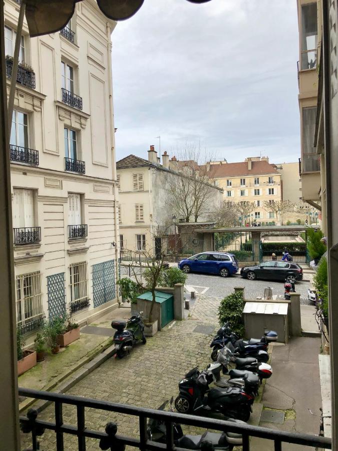Rare Appartement D'Architecte En Haut De Montmartre Parijs Buitenkant foto