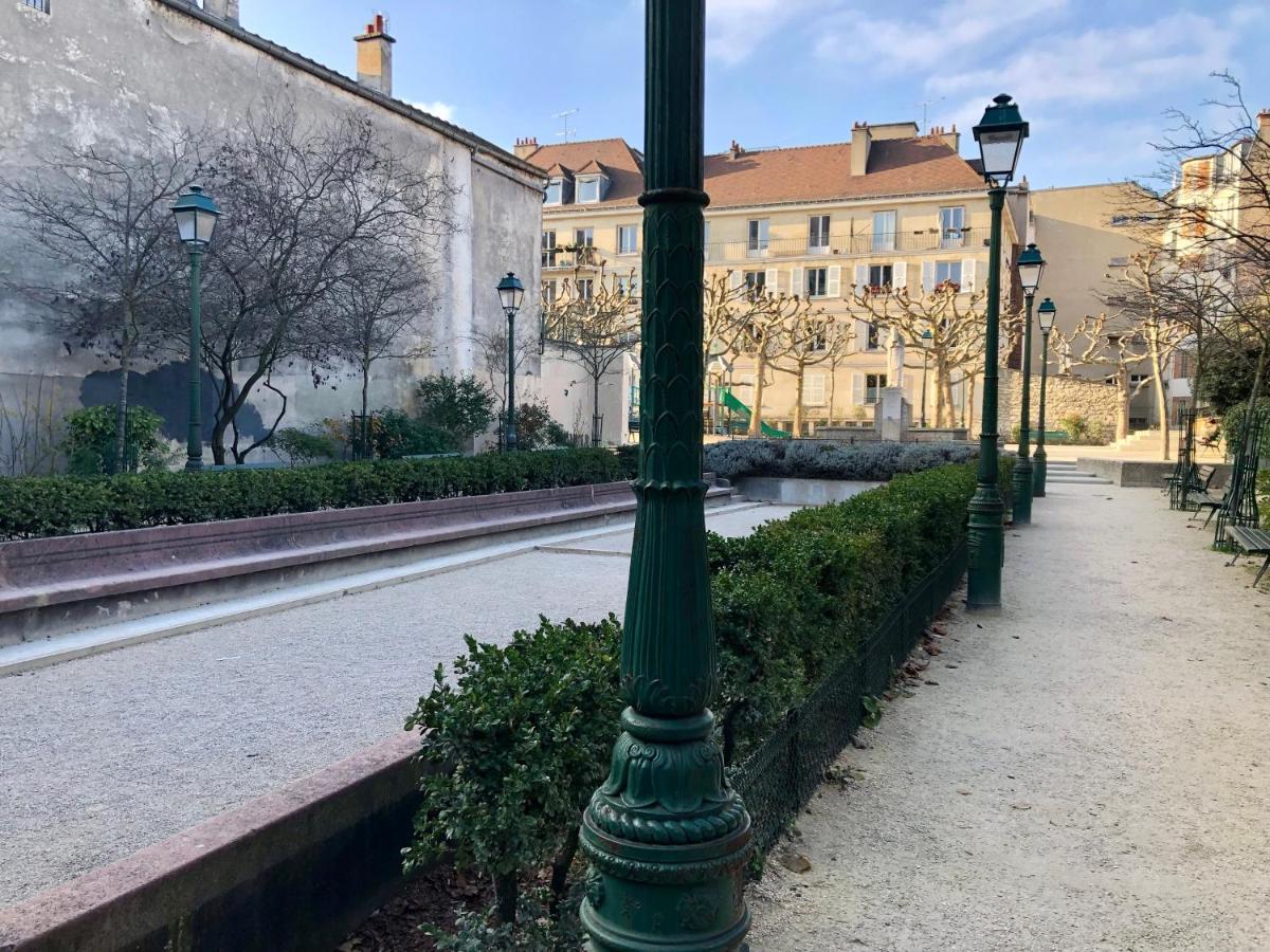 Rare Appartement D'Architecte En Haut De Montmartre Parijs Buitenkant foto