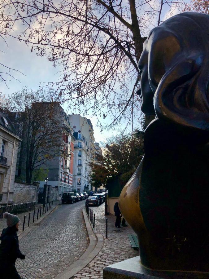 Rare Appartement D'Architecte En Haut De Montmartre Parijs Buitenkant foto